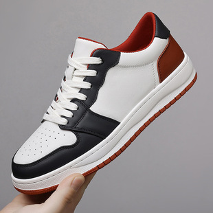 康奈官方正品头层牛皮新款潮鞋男士真皮潮流百搭运动板鞋低帮透气