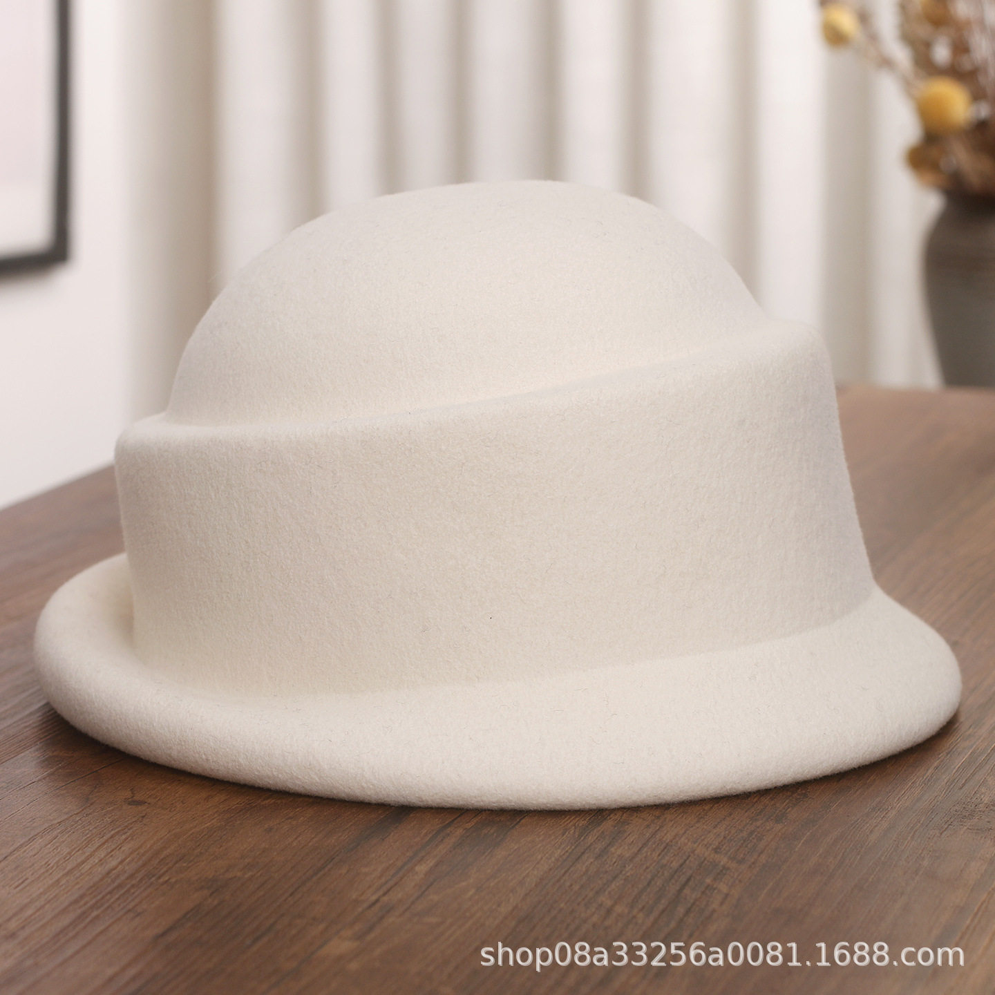 香港潮牌赫本风羊毛呢卷边贝雷帽女秋冬复古时髦定型小礼帽显脸小,服饰配件/皮带/帽子/围巾,帽子,淘宝优惠券,粉丝福利购,淘宝优惠卷