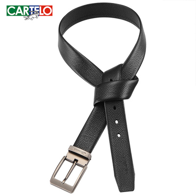 卡帝乐鳄鱼男士头层皮针扣皮带-C156C10161-1E