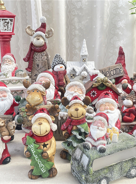 H.X美式氧化镁摆件圣诞系列
