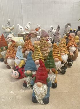 小矮人白胡子侏儒卡通摆件