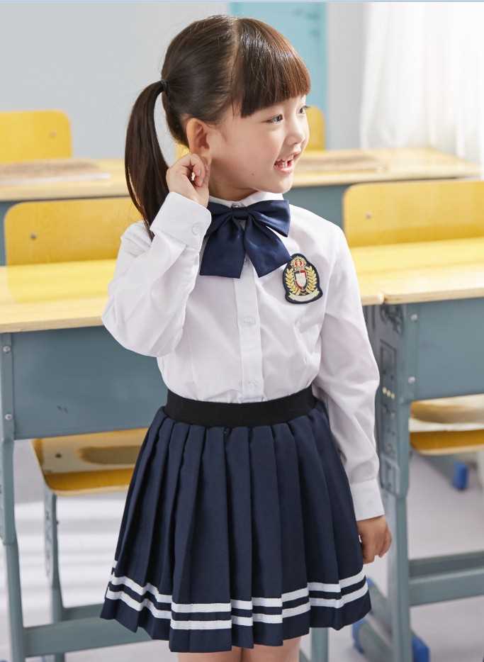 新品儿童合唱演出服小学生校服套装英伦风班服幼儿园园服毕业照服