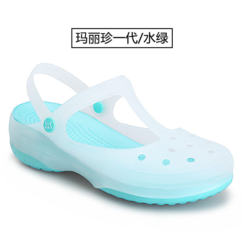 简约散步凉拖鞋夏季运动沙滩浅口洗澡果冻鞋淑女圆头塑料甜美凉鞋|ruв категории Женская обувь, 凉鞋, 洞洞鞋 - от Buy2taobao.com для оказания профессиональной услуги покупки агента Taobao