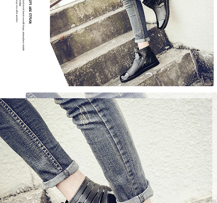 Giày nam cao cổ dành cho nam di cư trong giày mưa dài Giày nam dài ống thấp công chúa và giày nữ kiểu lớn - Rainshoes giày bảo hộ siêu nhẹ chống nước