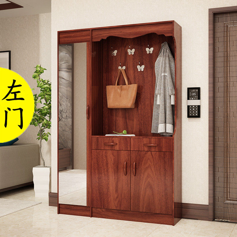 换鞋凳衣帽架门口凳简约现代客厅玄关柜鞋柜带镜子实木门口的一体|ruв категории жилой мебели, кабинет, чистка - от Buy2taobao.com для оказания профессиональной услуги покупки агента Taobao