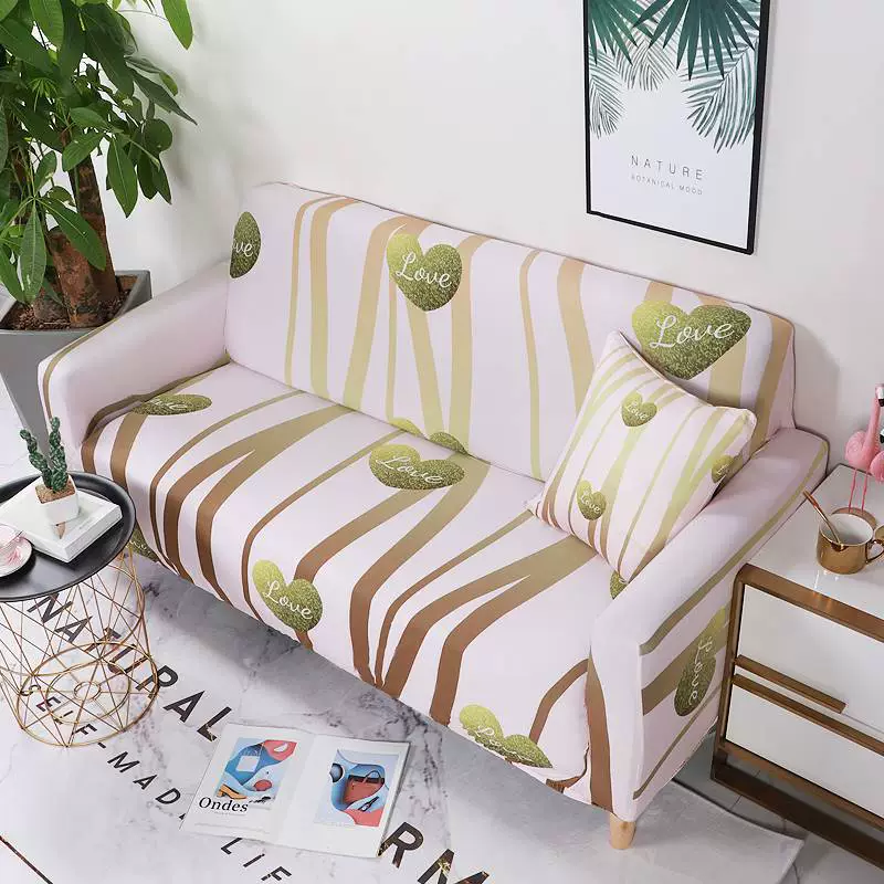 Đàn hồi bọc ghế sofa trường kỷ một bộ phổ quát cửa sổ bay đệm đệm bọc quán cà phê Internet mùa hè loại bọc ghế sofa bọc đệm bọc - Ghế đệm / đệm Sofa