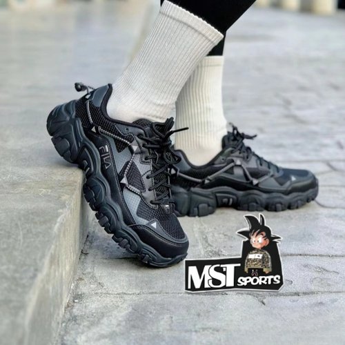 FILA猫爪黑武士男女运动老爹鞋