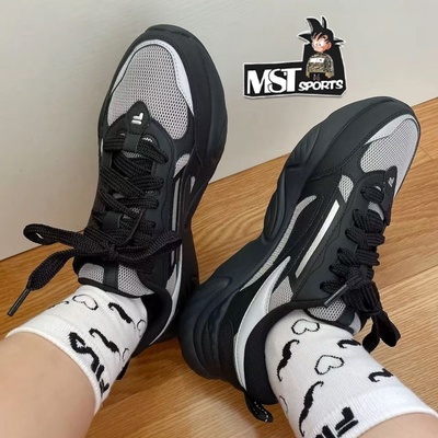 FILA斐乐黑灰银男子海螺鞋