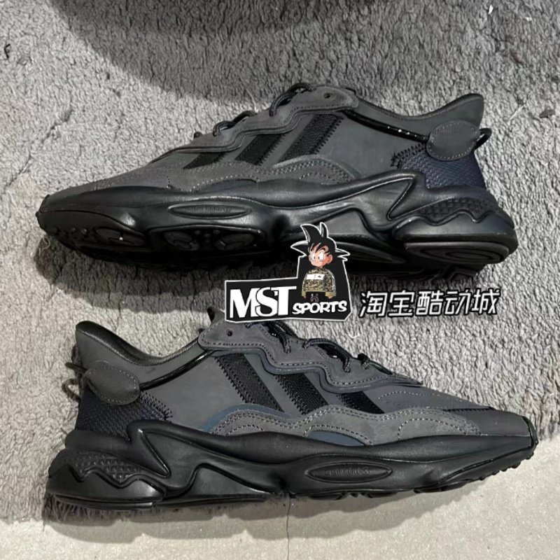 Adidas三叶草男女OZ黑武士跑步鞋