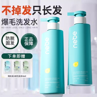 Nebe防脱洗发水固发控油蓬松去屑防断洗头膏侧柏叶精华露男女正品