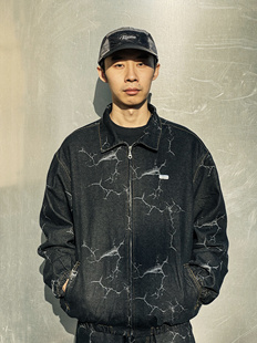 Jacket Lapel 闪电提花牛仔夹克外套 Lightning Kizzles