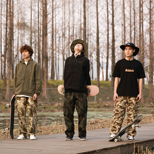 Cargo Cruiser Pants 迷彩多口袋工装 宽松休闲直筒 特价 裤 Kizzles