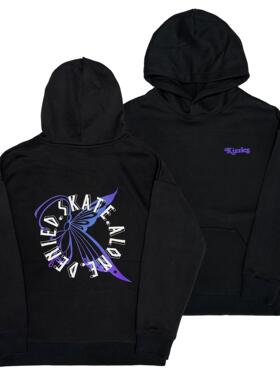 Kizzles x SAD Skate Club Hoodie滑板连帽卫衣加绒宽松摇粒绒