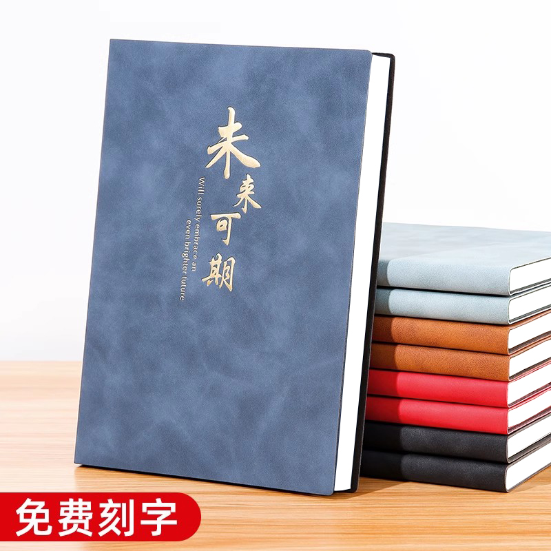 笔记本本子高颜值2025年新款简约ins风学生日记本礼盒套装加厚