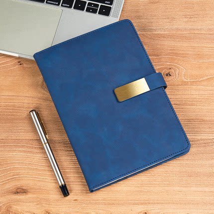 加厚a5商务复古笔记本定制可印logo工作笔记本子大学生日记本高档磁吸搭扣办公会议记录本教师节送老师记事本