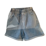 Джинсовая юбка, летние шорты, детские тонкие штаны, в западном стиле, подходит для подростков