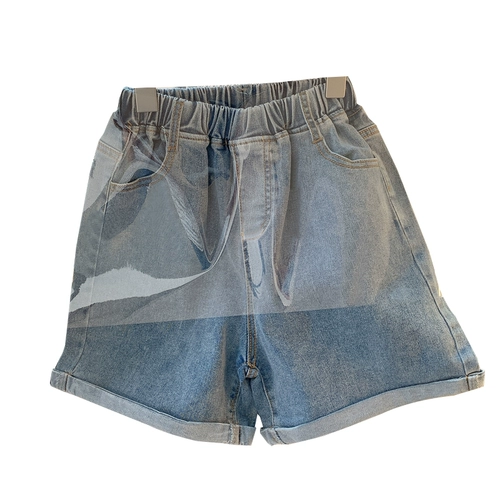 Джинсовая юбка, летние шорты, детские тонкие штаны, в западном стиле, подходит для подростков