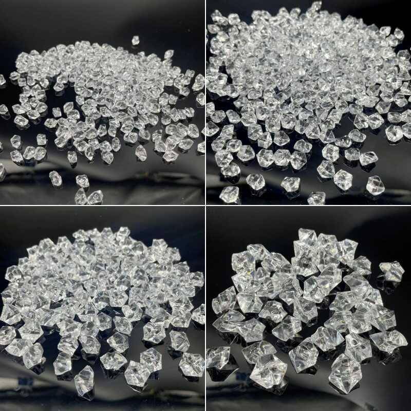 仿真假碎冰块透明亚克力不规则迷你小石头DIY饰品配件拍摄照道具