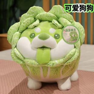 菜狗玩偶抱抱菜狗公仔毛绒玩具白菜狗布娃娃生日礼物女生可爱