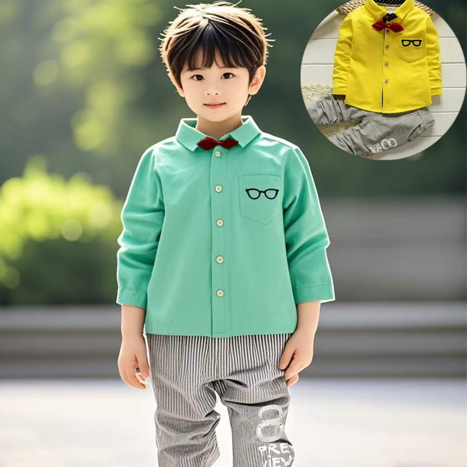 shirt autumn clothing set newborn baby boy clothes kids