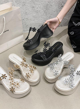 New thick soled slippers women's spring summer slippers