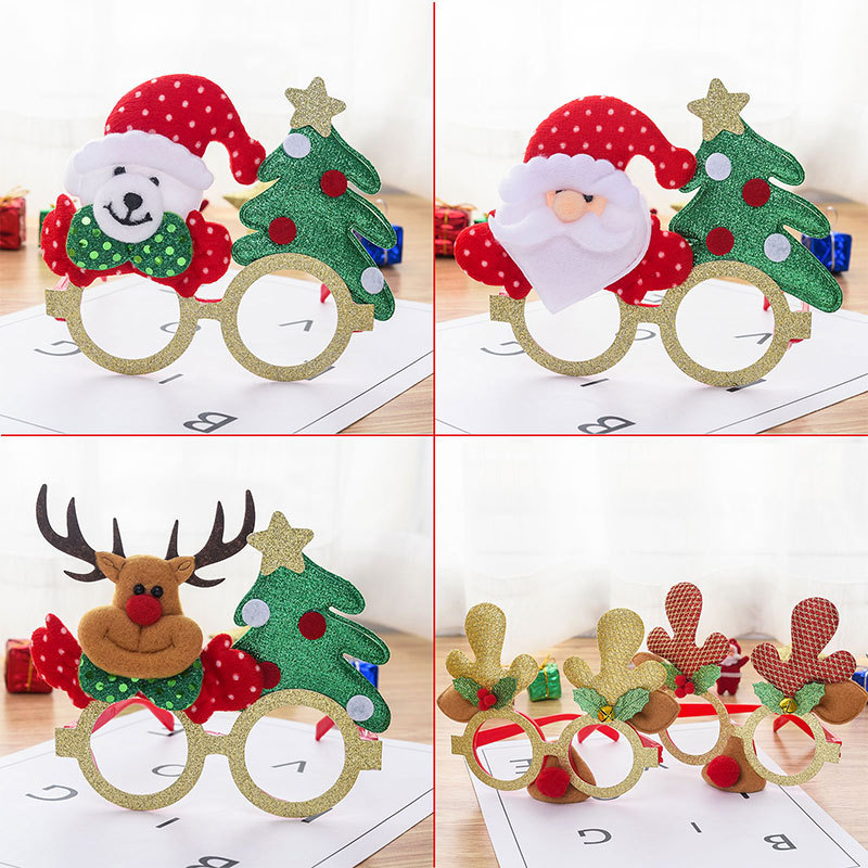 Gift Christmas Cartoon Children Adult Eyeframe xmas glasses