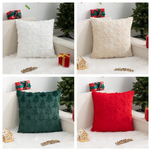 Christmas Pillowcase Non core Snowflake Tree Home Pillowcase