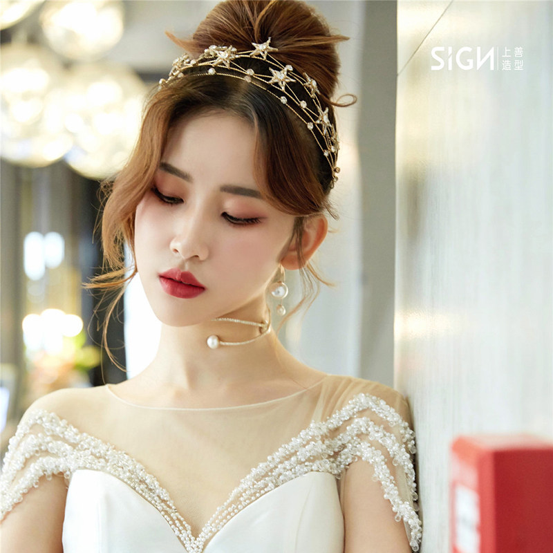 新娘皇冠头饰韩式仙美水晶多层发箍生日公主冠结婚礼服女王冠发饰|msdalam kategori Aksesori/Belt kulit/Hat/Muffler, aksesori pakaian perkahwinan, Aksesori Crown - dari Buy2taobao.com untuk memberikan perkhidmatan ejen Taobao profesional membeli