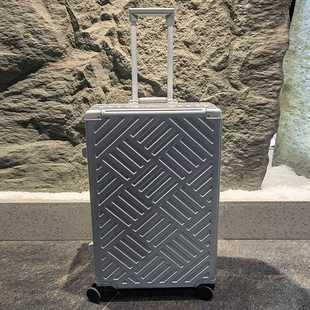 漫游行李箱铝框万向轮拉杆箱女皮箱男生旅行箱登机密码 正品 箱子24