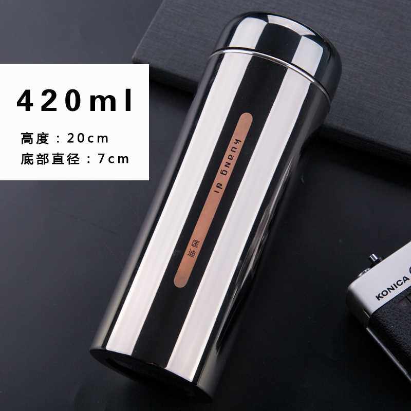 正品匡迪水杯定制logo304不锈钢钛金保温杯男士高档真空礼品茶杯