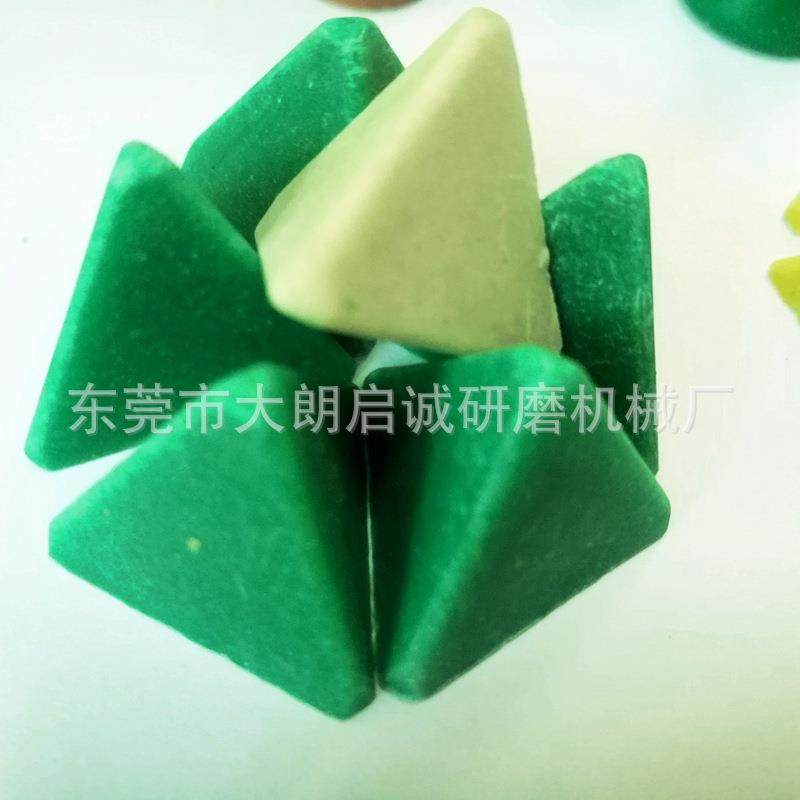 厂QC-GPC家直售棕三角塑胶石研磨正抛光 刚玉 量大从优树石脂研磨