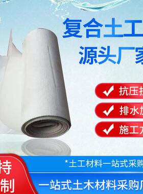 合土工膜 水库QNF塘复养殖场防渗膜 一布p一膜鱼白色hde土工膜