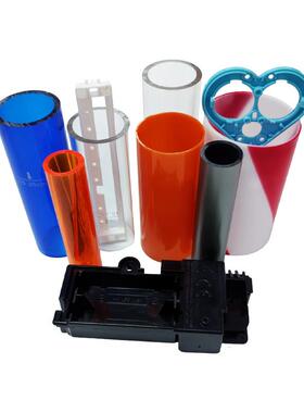 bs白色管心管塑胶硬管FBC阻燃空绝a缘中空塑料管彩色圆管耐磨防腐