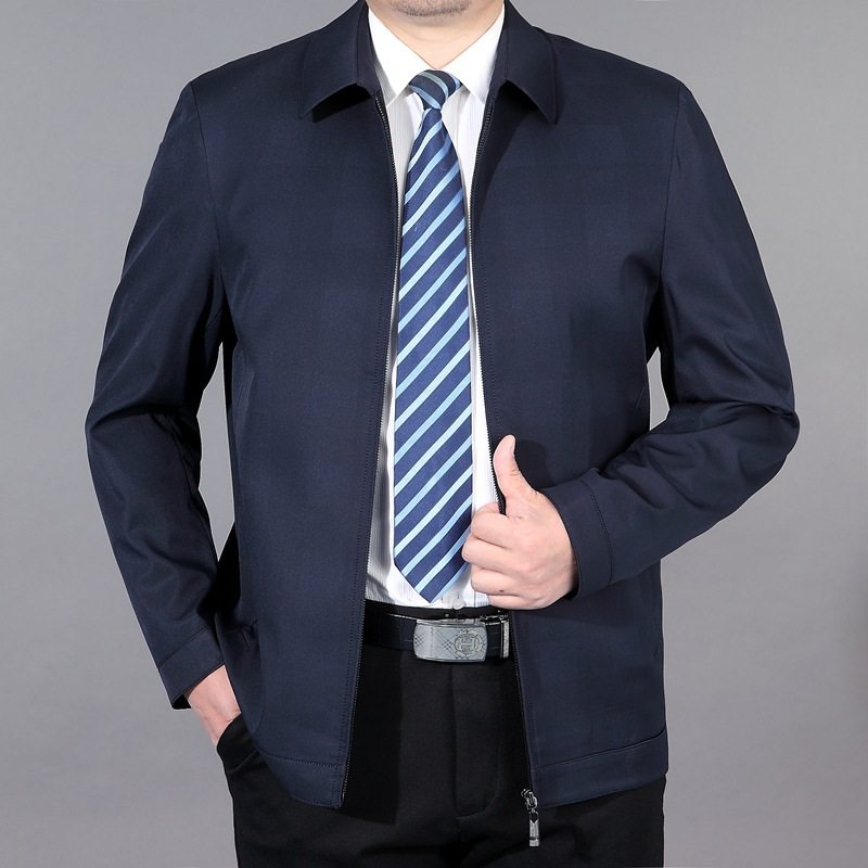 恒源祥春秋季新款夹克男士外套 中年商务翻领男式夹克 上衣爸爸男,男装,中老年上装,淘宝优惠券,粉丝福利购,淘宝优惠卷