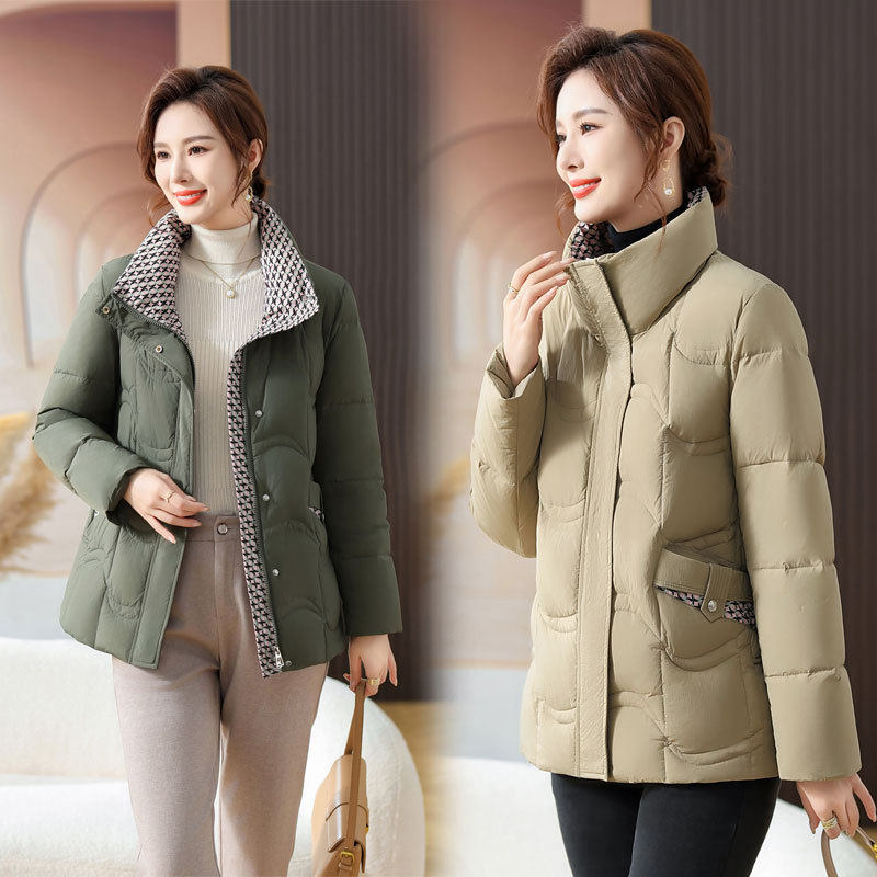 恒源祥妈妈冬装羽绒服短款2023新款大码时尚中老年人女装秋冬季保,女装/女士精品,中老年女装,淘宝优惠券,粉丝福利购,淘宝优惠卷