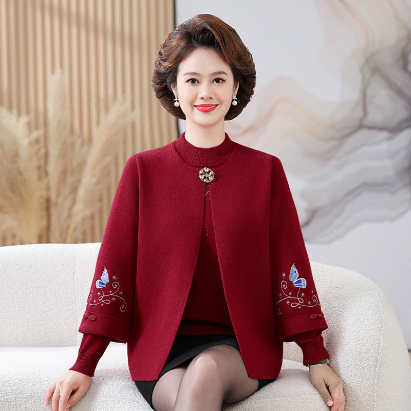 恒源祥妈妈喜服婚宴上衣两件套装中老年女春秋冬旗袍外套大码喜婆,女装/女士精品,中老年女装,淘宝优惠券,粉丝福利购,淘宝优惠卷