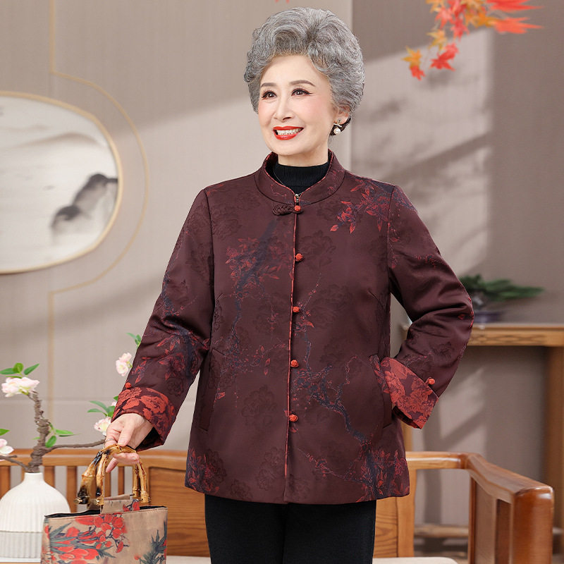 恒源祥高档老年人妈妈中式外套夹棉保暖喜奶奶冬装婚宴礼服平时可,女装/女士精品,中老年女装,淘宝优惠券,粉丝福利购,淘宝优惠卷