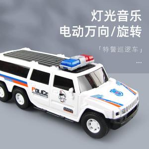 儿童玩具汽车合金警车玩具模型 小汽车车模回力合金车男孩玩具车