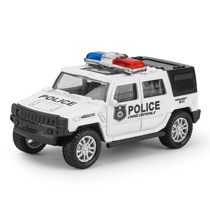 儿童玩具男孩仿真合金越野车模型警车夹娃娃机玩具车gd25