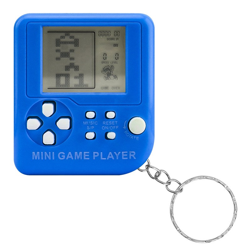 复古俄罗斯方块机迷你掌上游戏机怀旧钥匙扣精品玩具地摊gd61