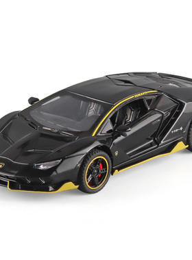 新款 1:32兰博LP770合金汽车模型带声光避震礼品蛋糕摆件澄海