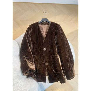 桑蚕丝丝绒外套WS444 嘟嘟&半价清仓