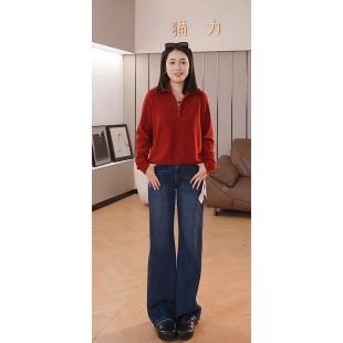 新款 潇潇 长55 无静电 上衣WS731 可机洗