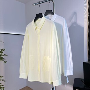 潇潇 匹马棉衬衫 可机洗 春夏秋可穿 外套WS680 长70