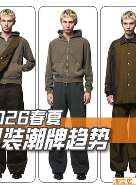 C359男装2026春夏潮牌趋势 服装设计开发参考资料图片素材