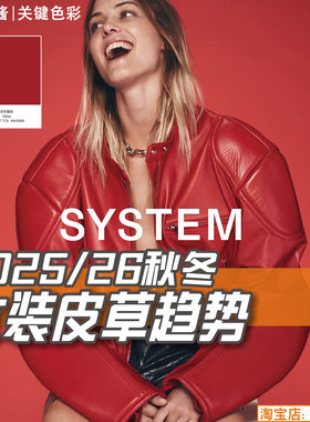 C393女装2025-26秋冬皮衣皮草 服装设计开发款式图片参考资料素材