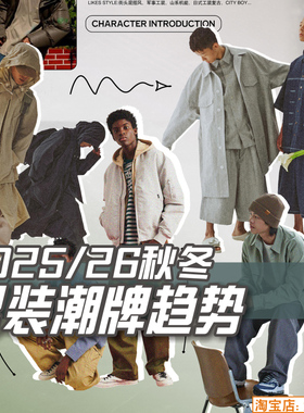 C295男装2025-26秋冬街头潮牌流行趋势报告 服装设计开发参考素材