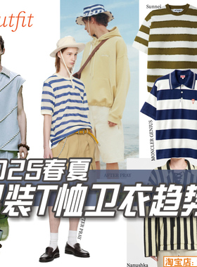 L81男装2025春夏T恤卫衣 服装设计主题趋势报告参考资料图片素材