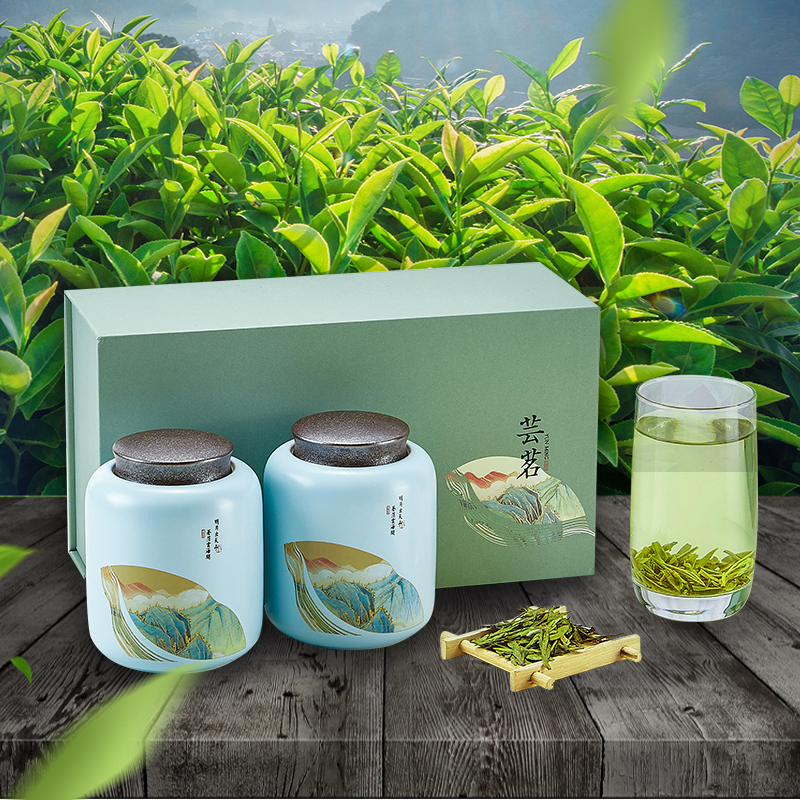 2025新茶明前特一级龙井茶杭州特产散装茶叶礼盒装浓香型绿茶150g