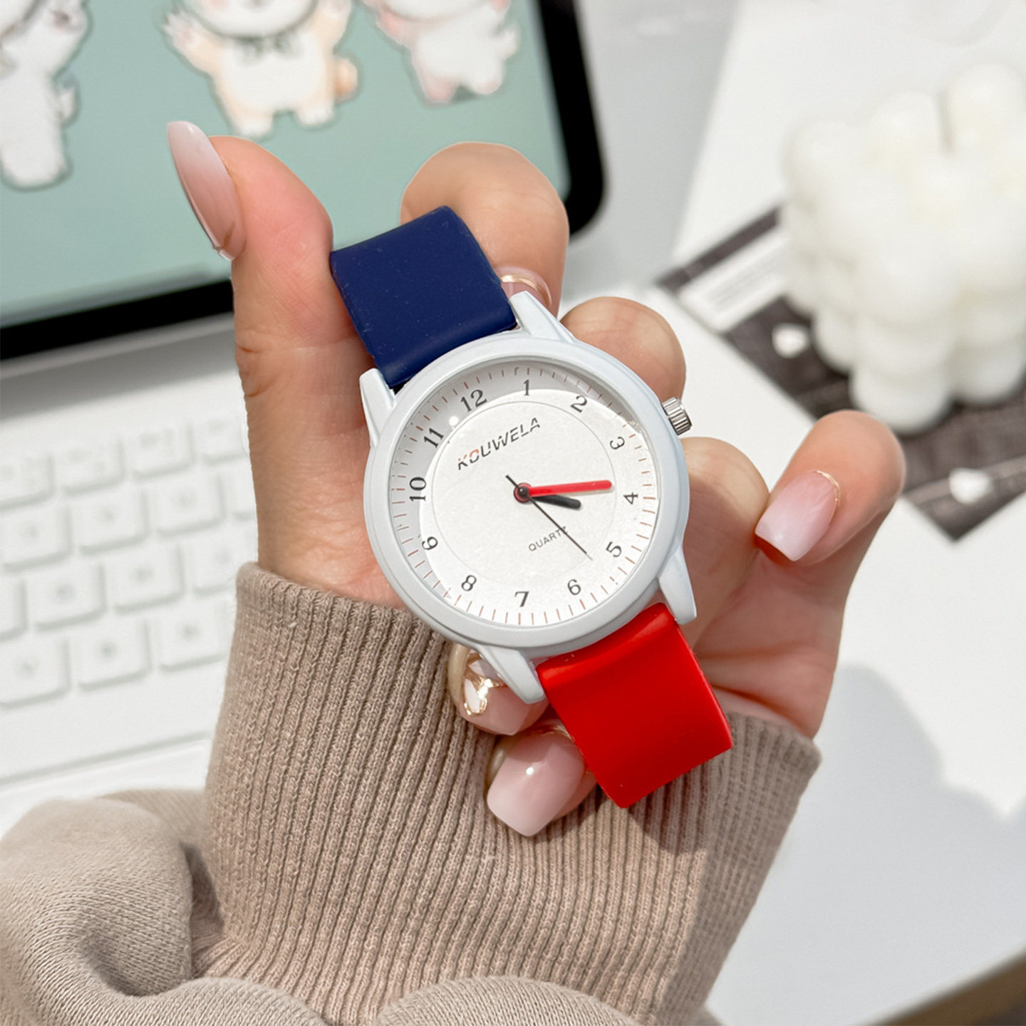 青少年中性手表男女款初高中学生2025新款只看时间考试专用石英表